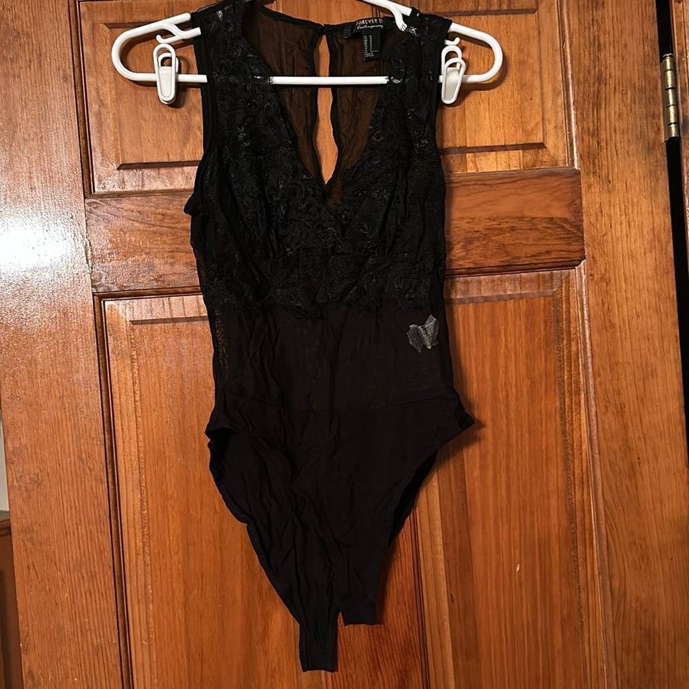 Forever 21 Sheer Bodysuit
